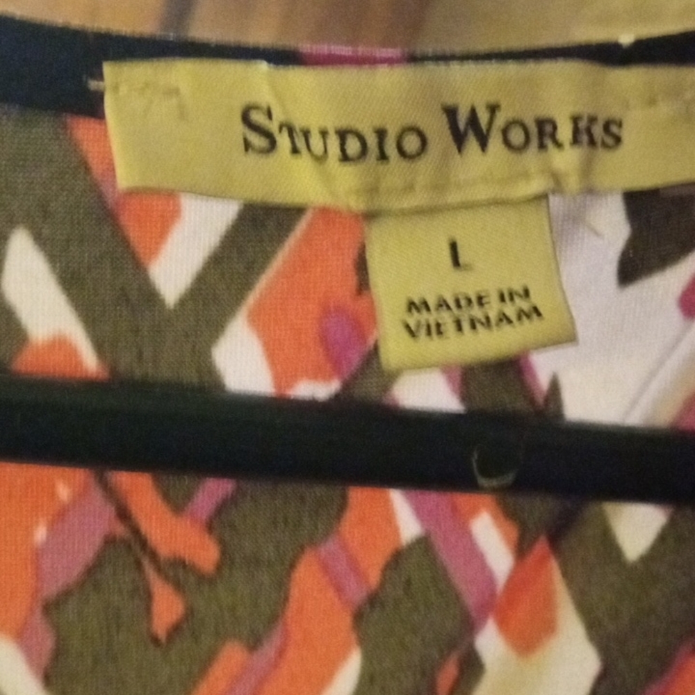 Studio Works Multicolor Abstract Maxi Dress - Picture 2 of 7